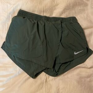 Nike dri- fit skirt shorts dark green